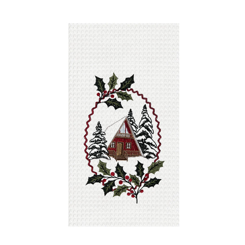 Alpine Ski Lodge Kitchen Towel