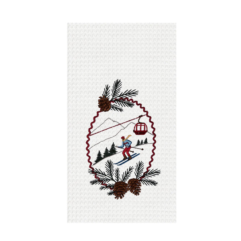 Ski Slope Kitchen Towel
