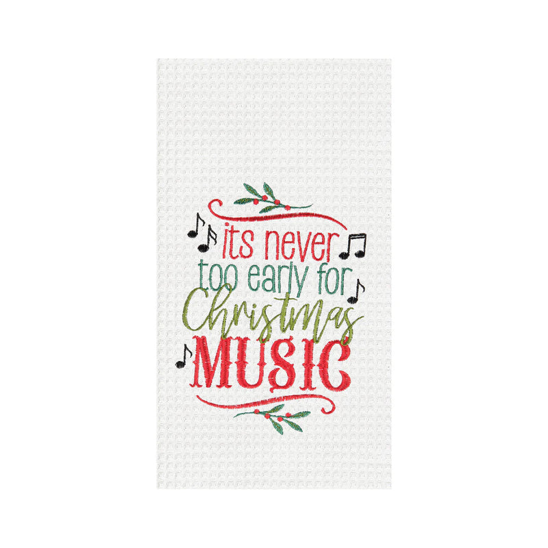 Christmas Music Kitchen Towel