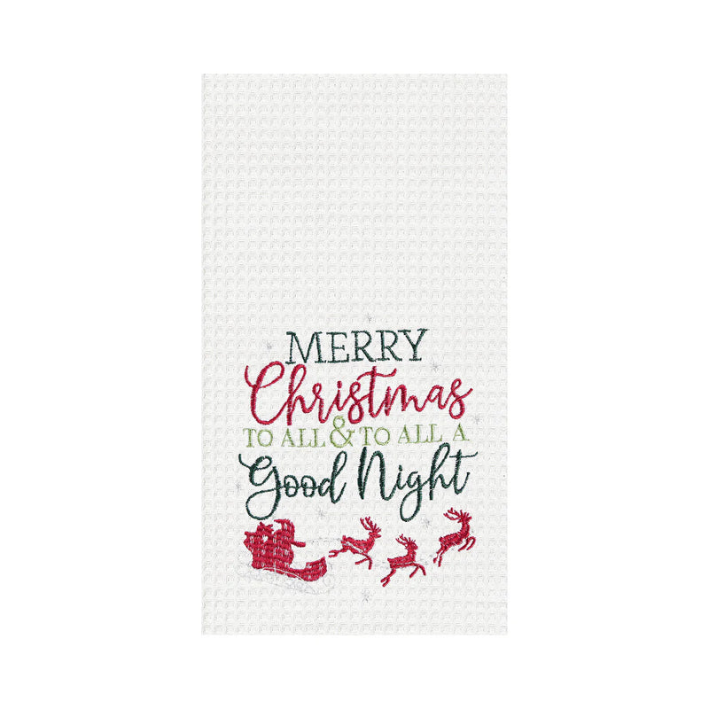 Merry Christmas & Good Night Kitchen Towel