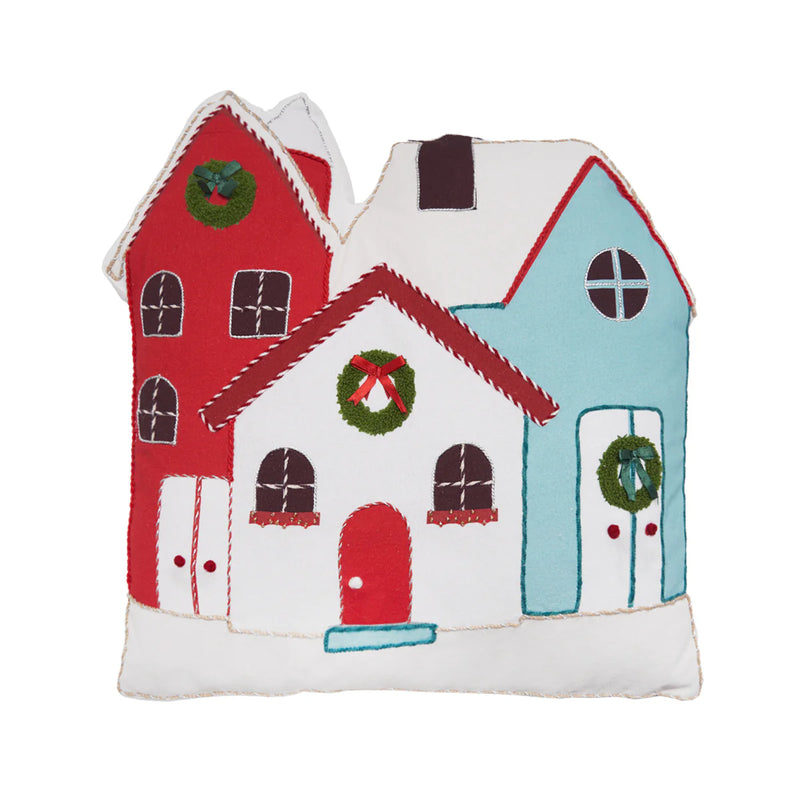 Village Shaped Pillow
