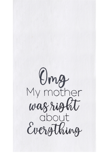 Text on a white background with humorous message.