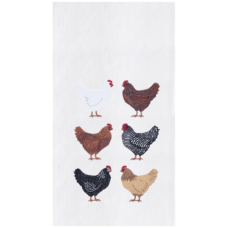 Chicken Breeds Towel