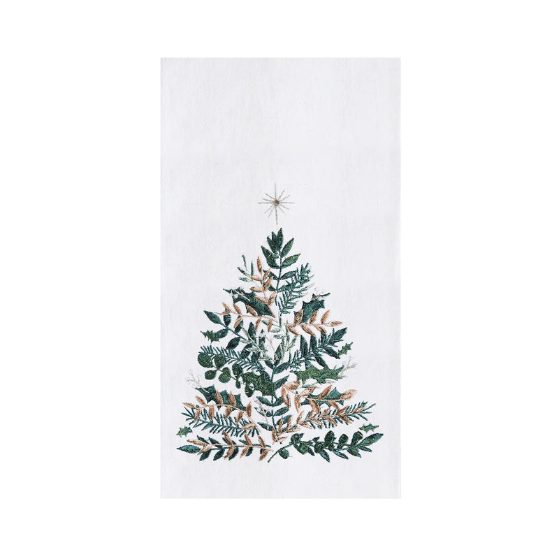 Emerald Christmas Tree Kitchen Towel