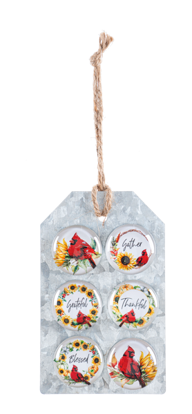 Autumn Cardinal Magnet