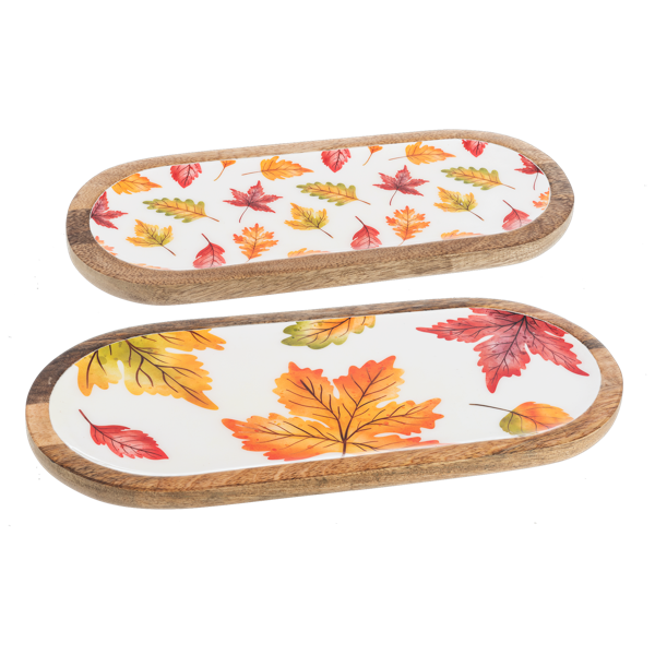 Falling Leaves Serving Trays