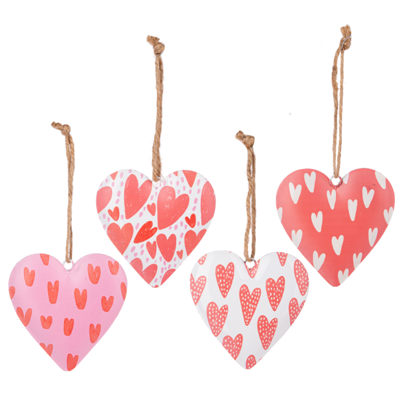 Heart Pattern Ornaments