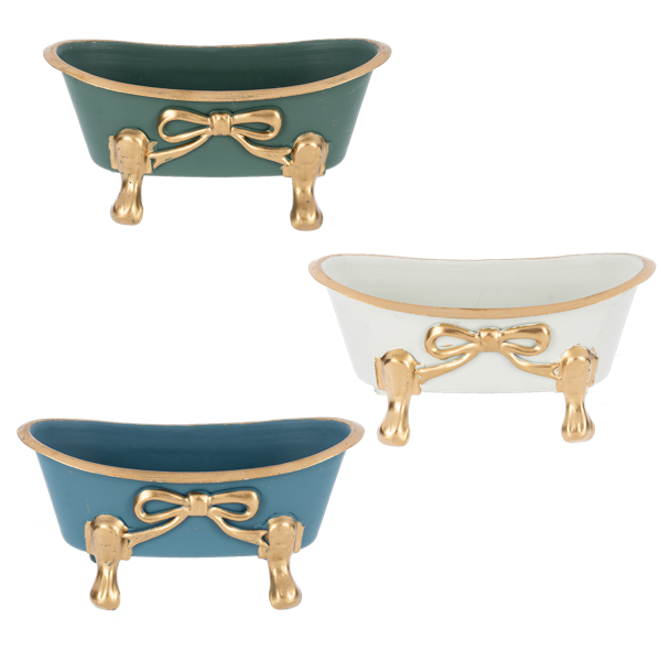 Mini Bath Tub with Bow Containers