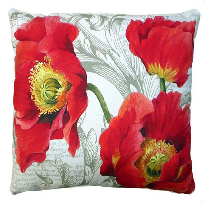 Poppies Pillow