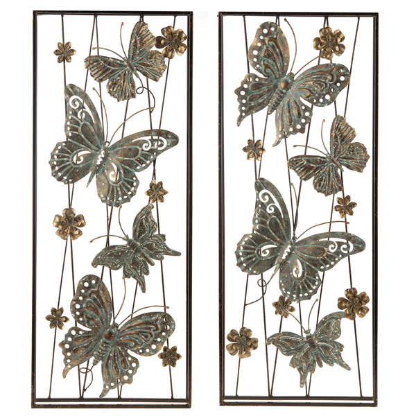 Patina Butterfly Wall Decor