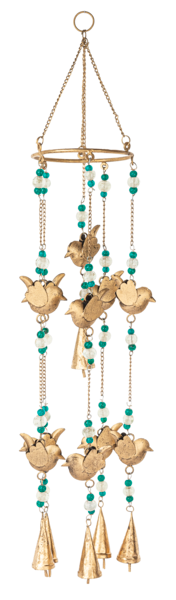 Gold Bird Wind Chime