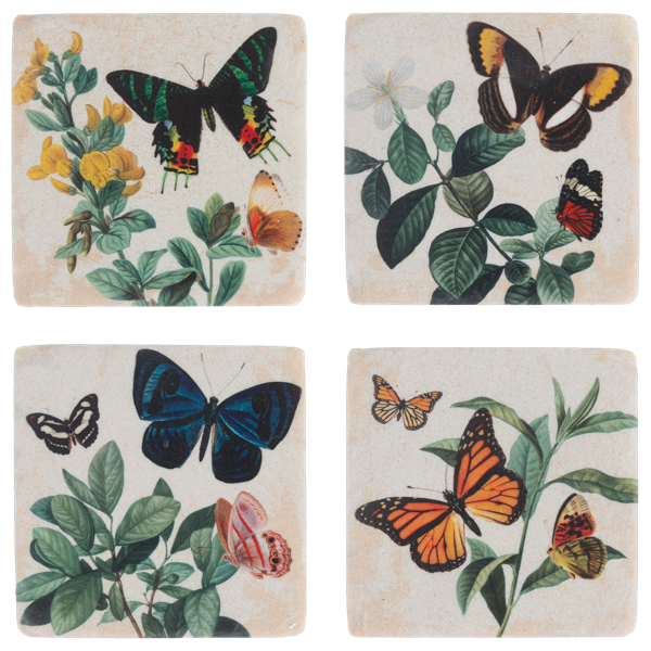 Butterfly Coaster Set