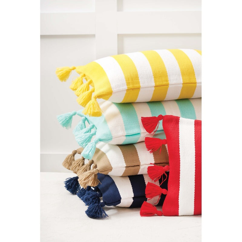 Cabana Stripes Tassels Pillows