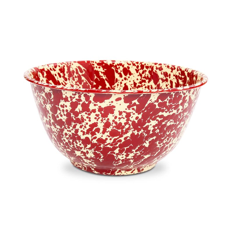 Bowl - 5 Quart Large Bowl - Splatter & Vintage