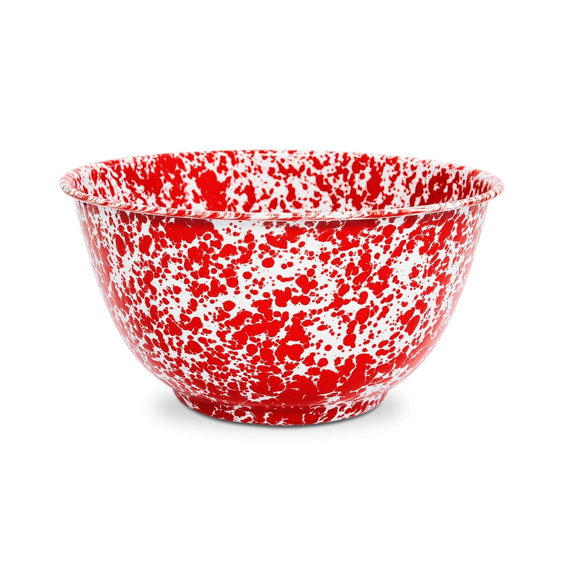 Bowl - 5 Quart Large Bowl - Splatter & Vintage