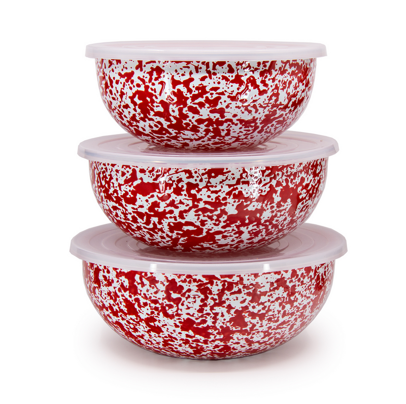 Bowl - Multi-Purpose Bowl Set w. Lids - Splatter