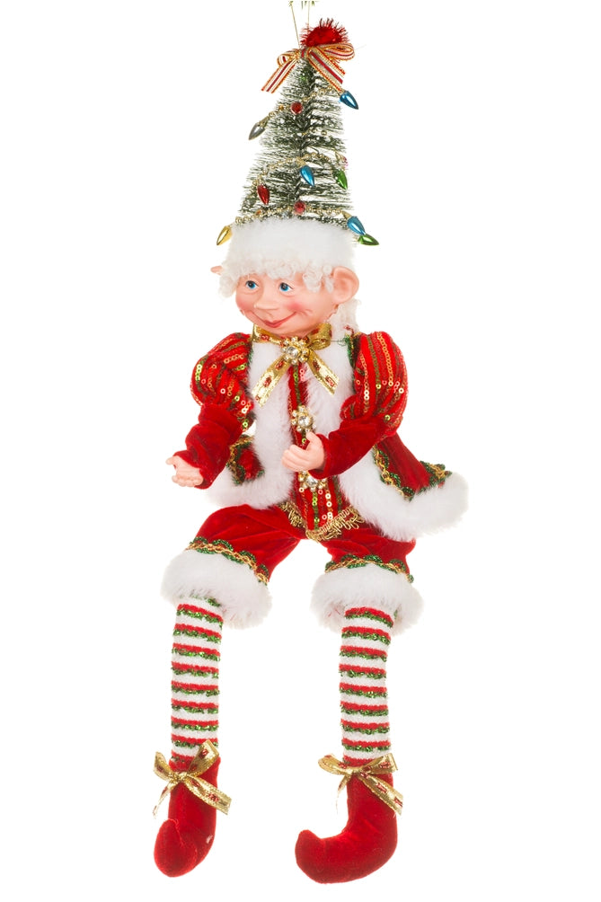 Red Elf Figurine