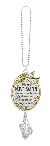 Please Drive Safely Charm Ornament