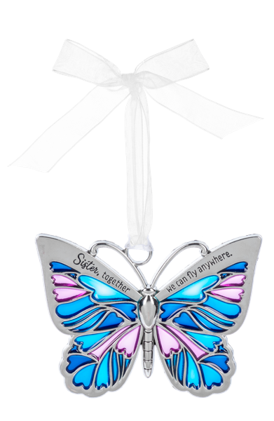Sister Together We Can Fly Anywhere Ornament