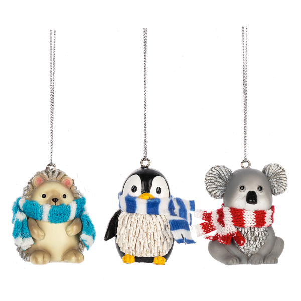 Fluffy Friends Mini Ornaments