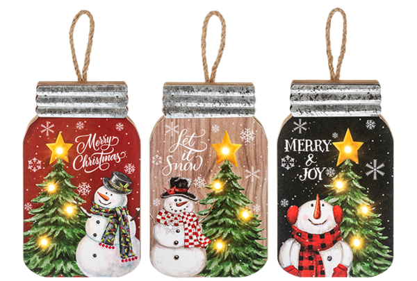 Light Up Mason Jar Signs - 3 Styles