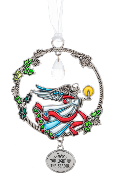 Sister, You Light Up the Season Ornament
