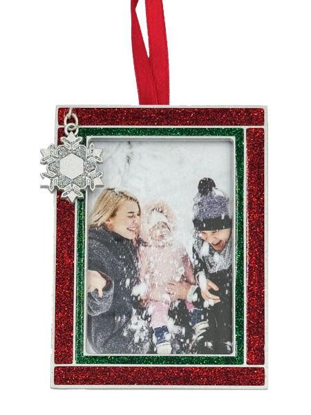 Snowflake Photo Frame Ornament
