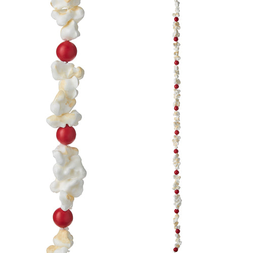 Popcorn and Berry Garland - 66"L