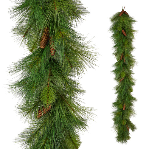 Olive Pine Garland - 72"