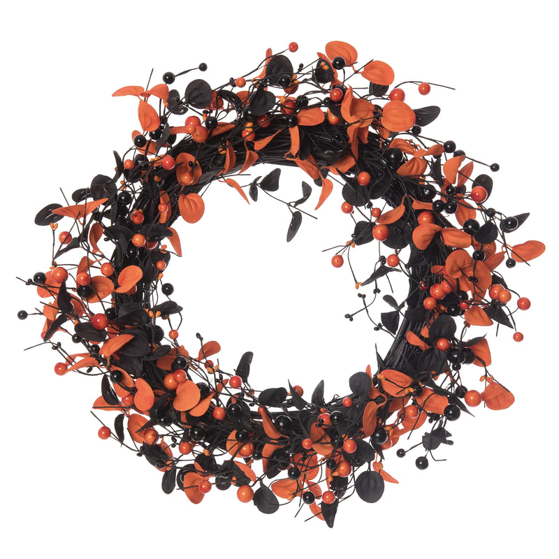 Orange & Black Eucalyptus Spray
