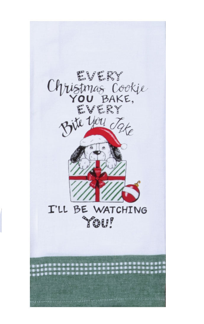 Snarkasm Pet Watching You Tea Towel