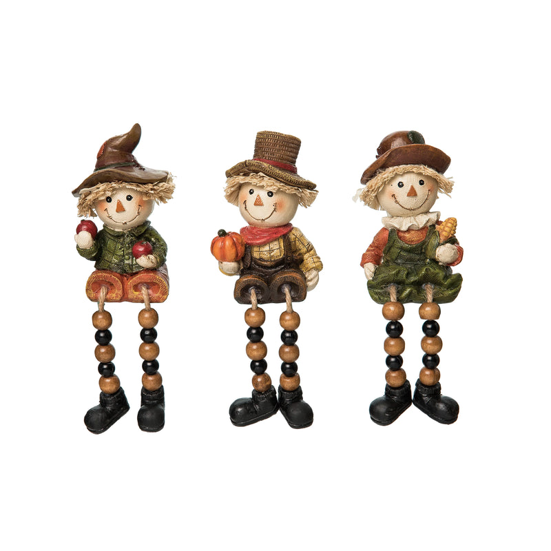 Farmer Scarecrow Sitter Figurine