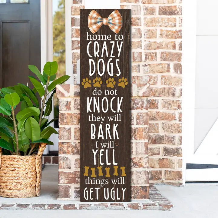 Heartwarming Dog Entrance Sign - 36" H