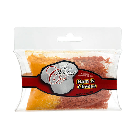 Packaged Ham & Cheese mix from The Resident Chef on a white background