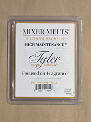 Foster Melts wax melt packaging on a beige background