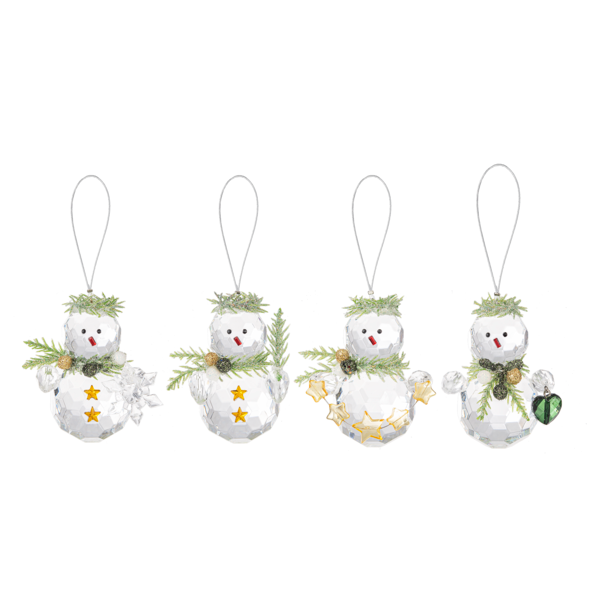 Teeny Mistletoe Snowmen