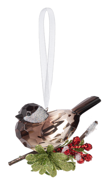 Chickadee with Branch Ornament