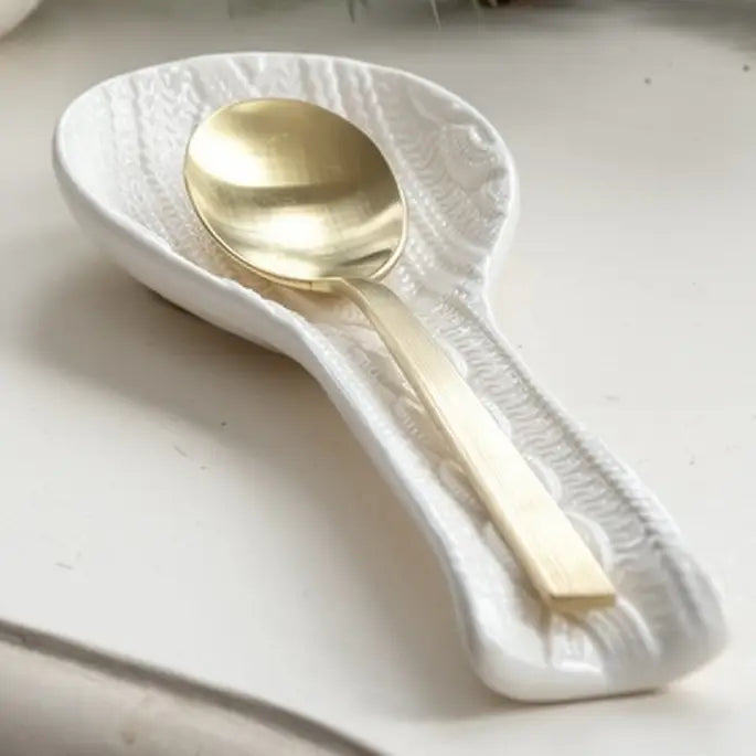 Cream Sweater Spoon Rest