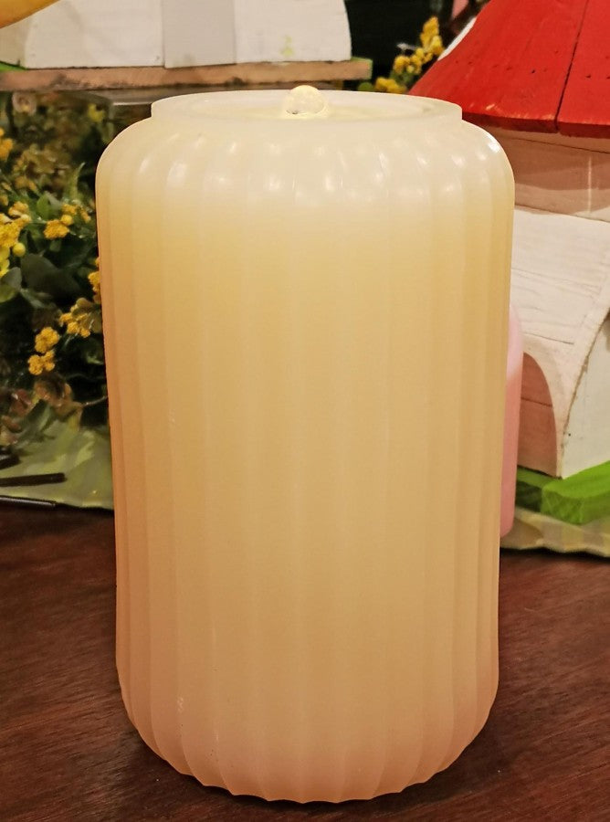 Peach Lantern Fountain Candle
