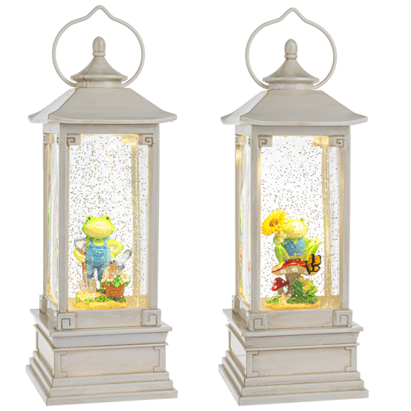 Frog Garden Water Lantern