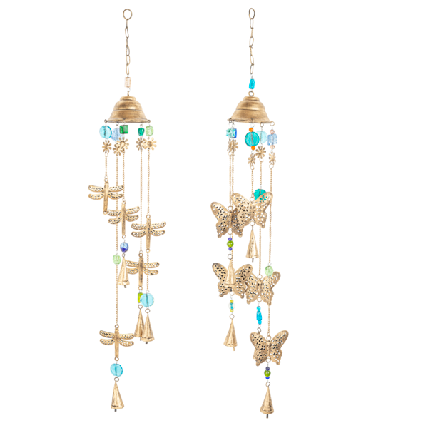 Dragonfly and Butterfly Windchimes - 2 Styles