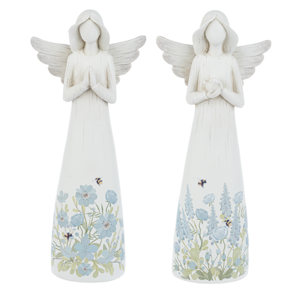 Botanical Angel Figurines - 2 Styles