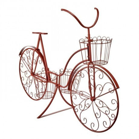 Red Garden Bicycle with Planters