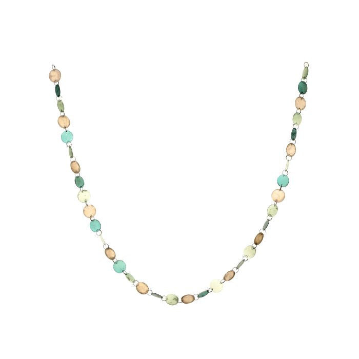 Seaglass Shell Disc Garland