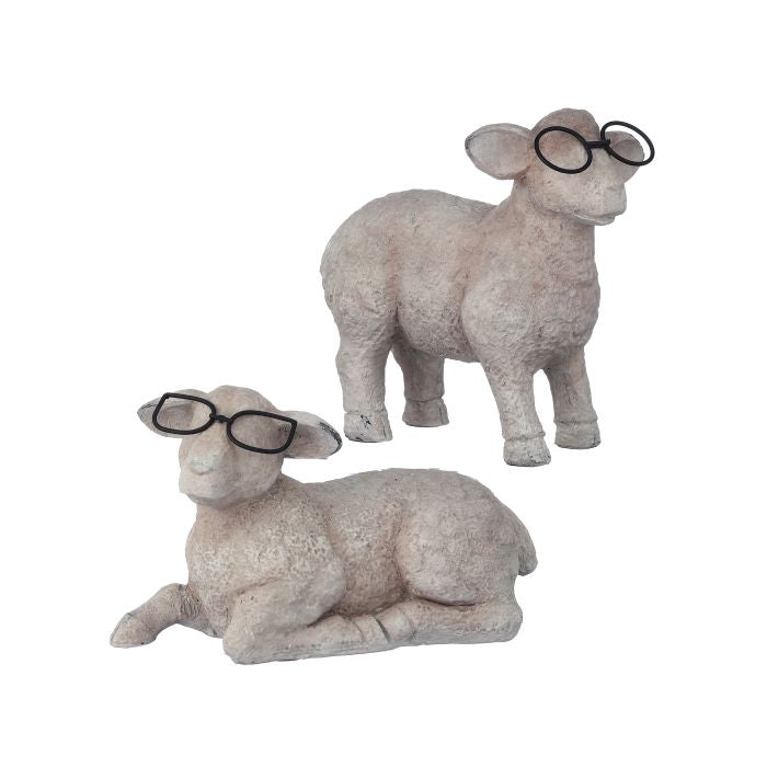 Sheep Stone Figurines