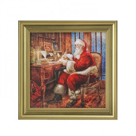Framed Santa Print