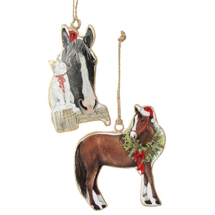 Holiday Horse Ornaments