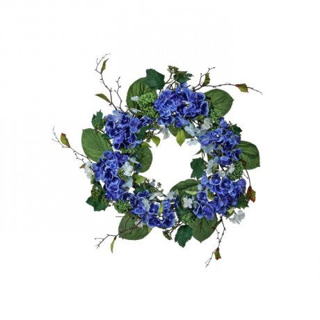 Garden Hydrangea Wreath - 24"