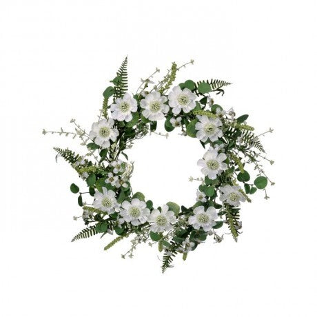 Summer Scabosia Wreath - 22"