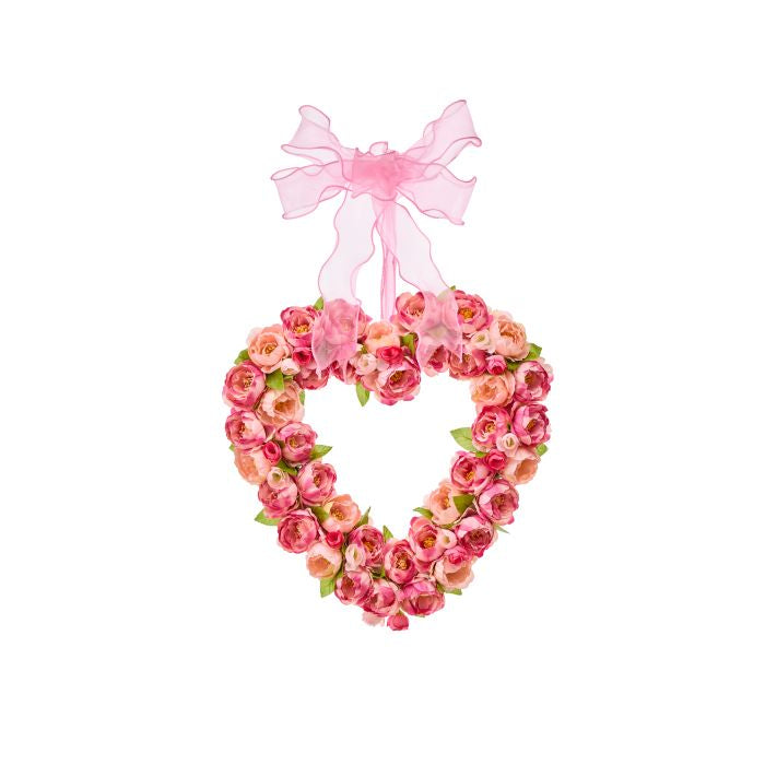 Garden Rose Wreath - 14"